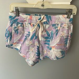 Billabong floral athletic/swim shorts